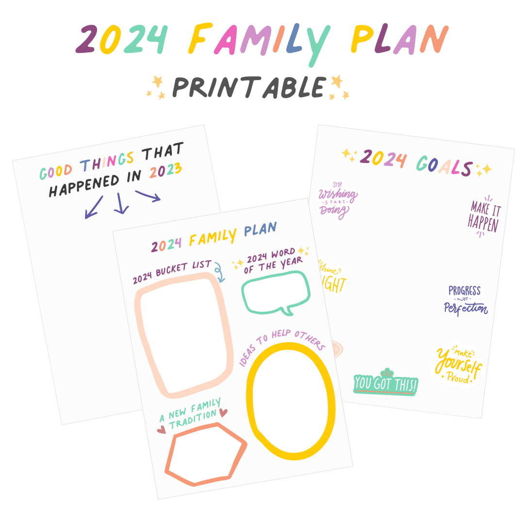 2024 Family Plan - Printable