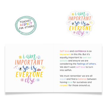 We Are All Important Sticker and Card - Feminist Friends
