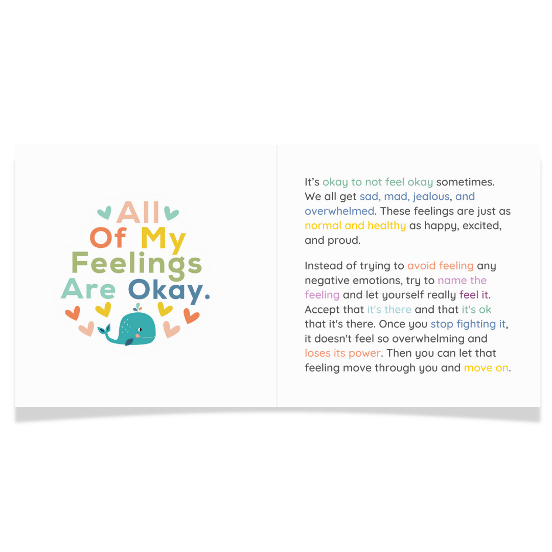 All Of My Feelings Are Ok Sticker and Card - Feminist Friends