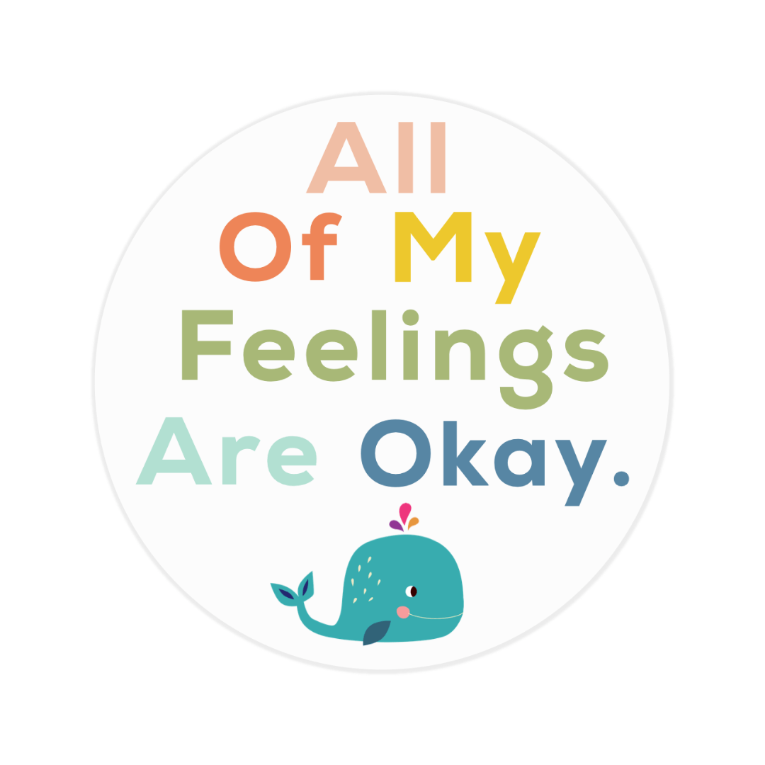 All Of My Feelings Are Ok Sticker and Card - Feminist Friends