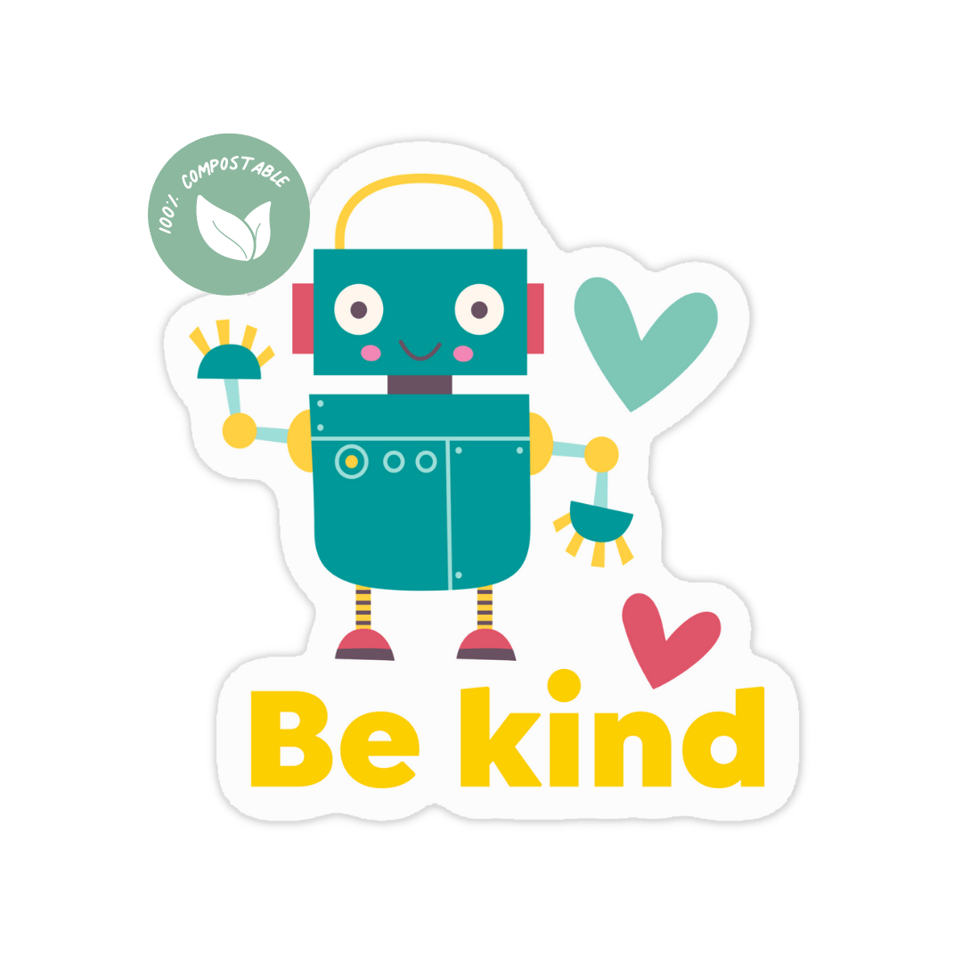 Be Kind Sticker and Card - Feminist Friends