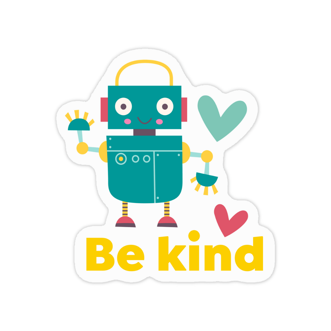 Be Kind Sticker and Card - Feminist Friends