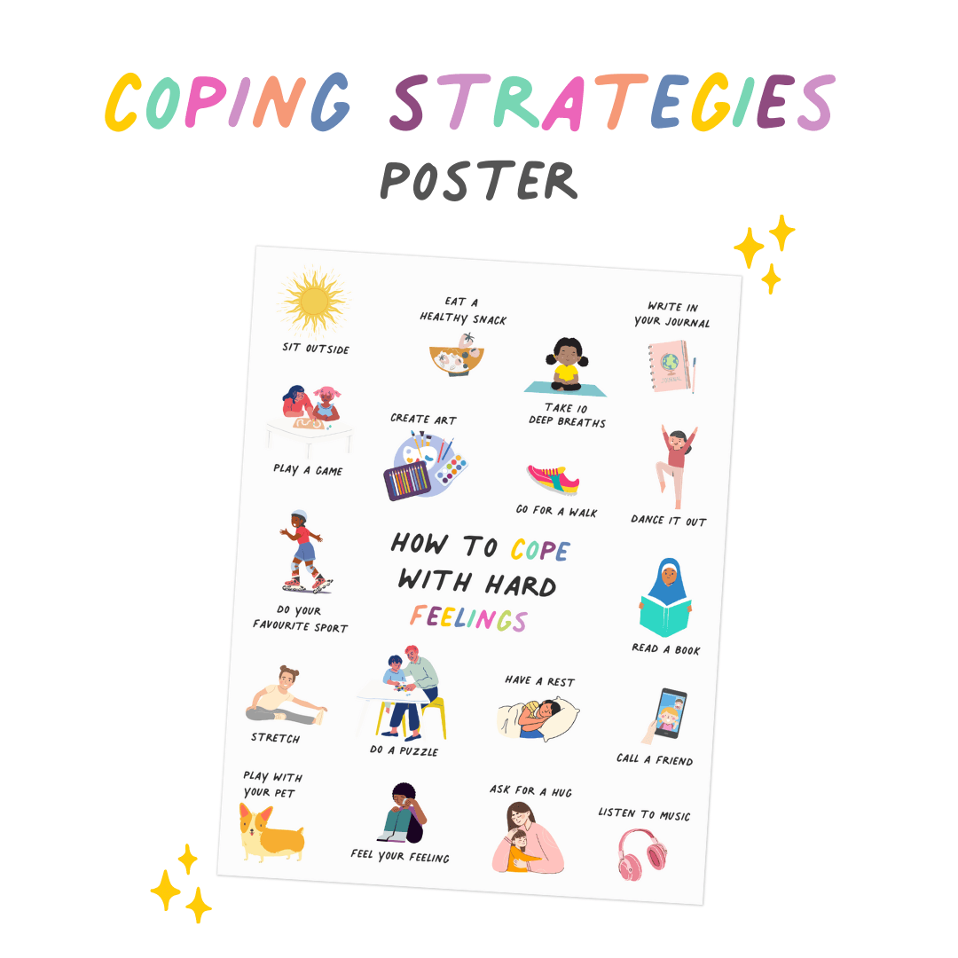 Coping Strategies Poster - Printable - Feminist Friends