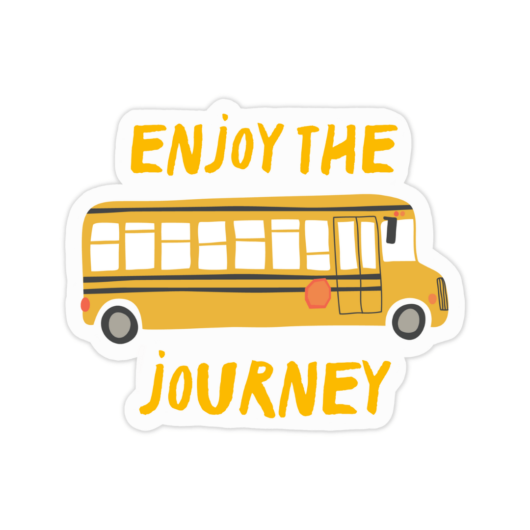 Enjoy the Journey Sticker and Card - Feminist Friends