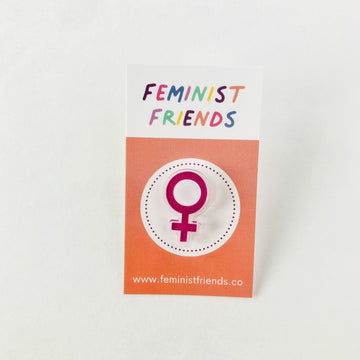 Female Symbol Pin