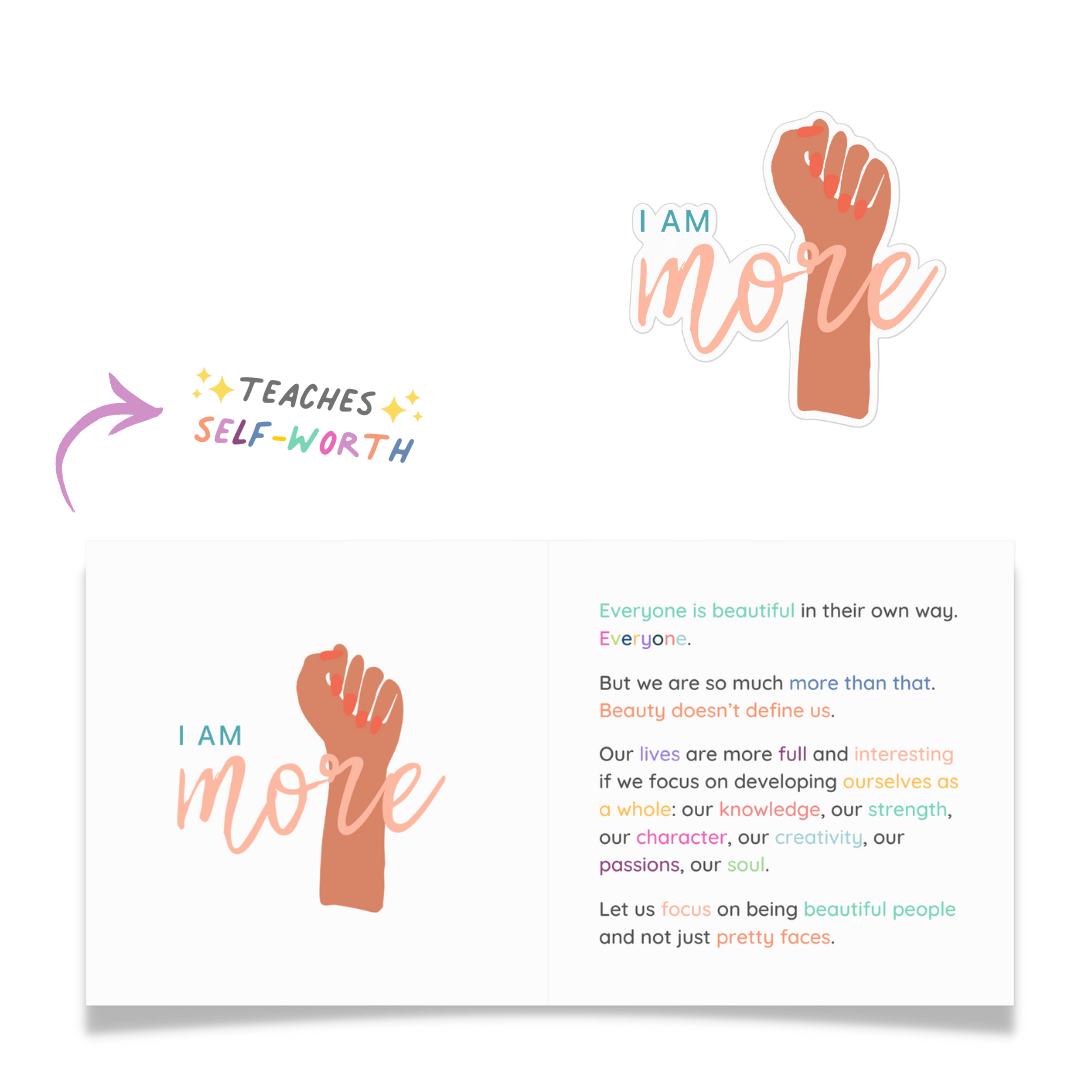 I Am More Sticker and Card - Feminist Friends