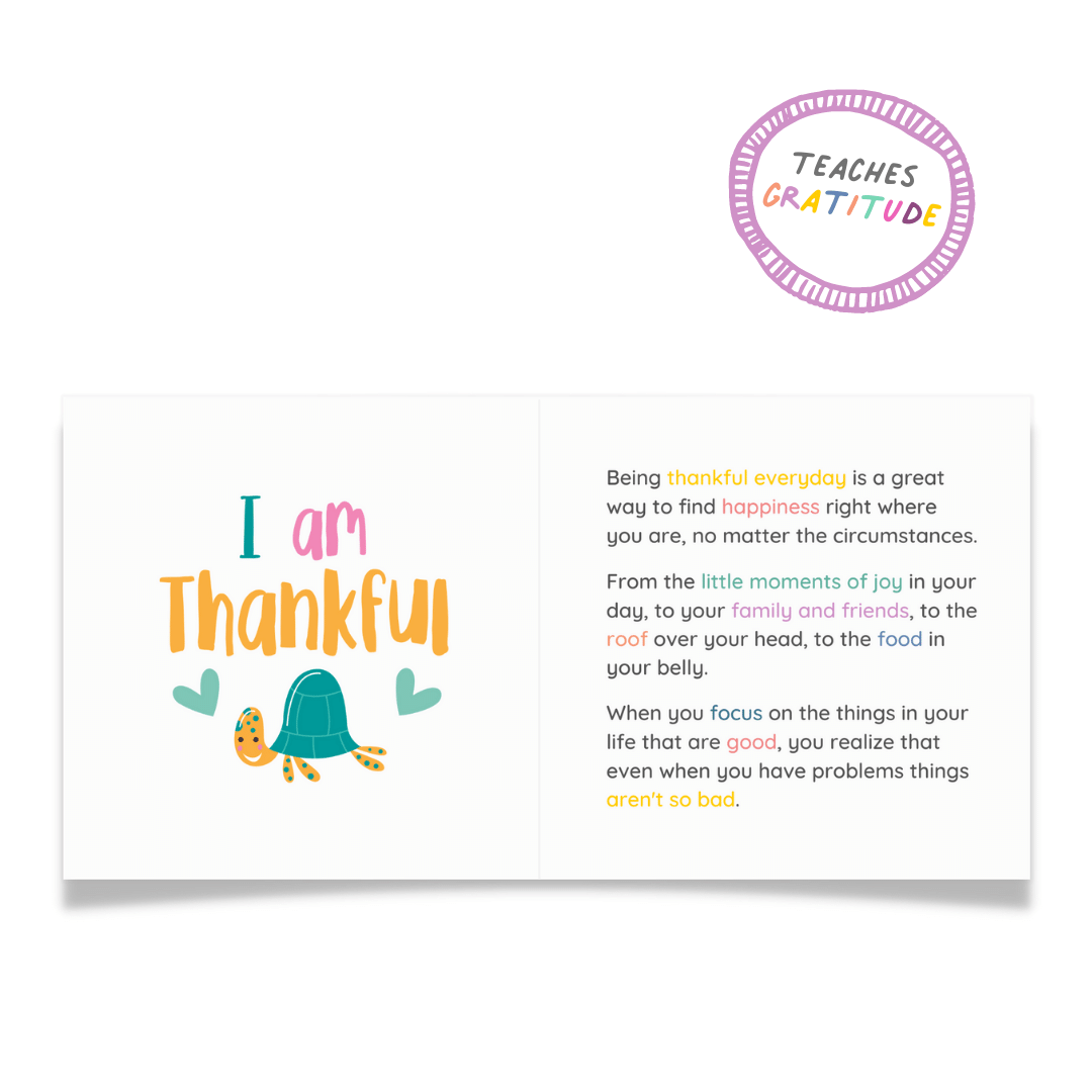 I Am Thankful Sticker and Card - Feminist Friends