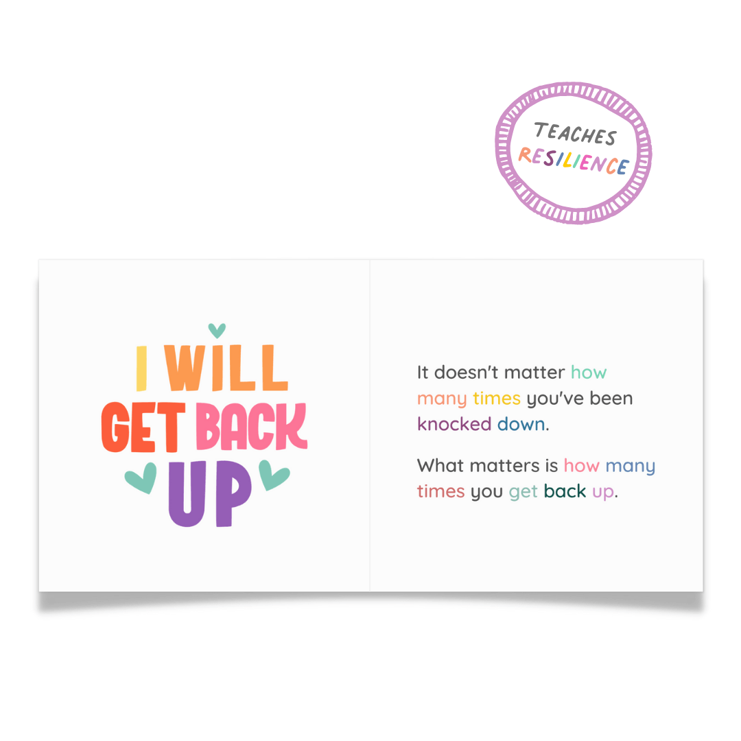 I Will Get Back Up Sticker and Card - Feminist Friends