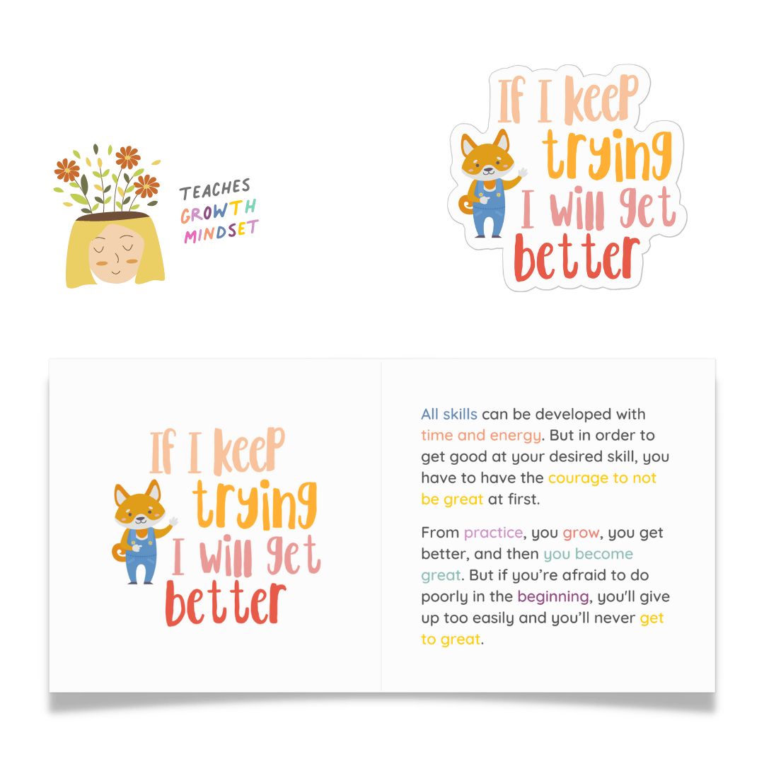 I Will Get Better Sticker and Card - Feminist Friends