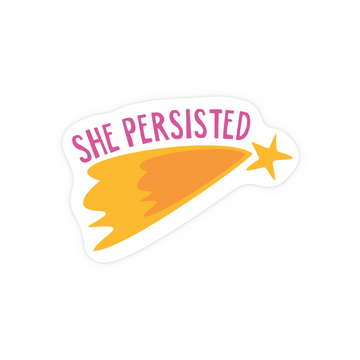 She Persisted Sticker and Card