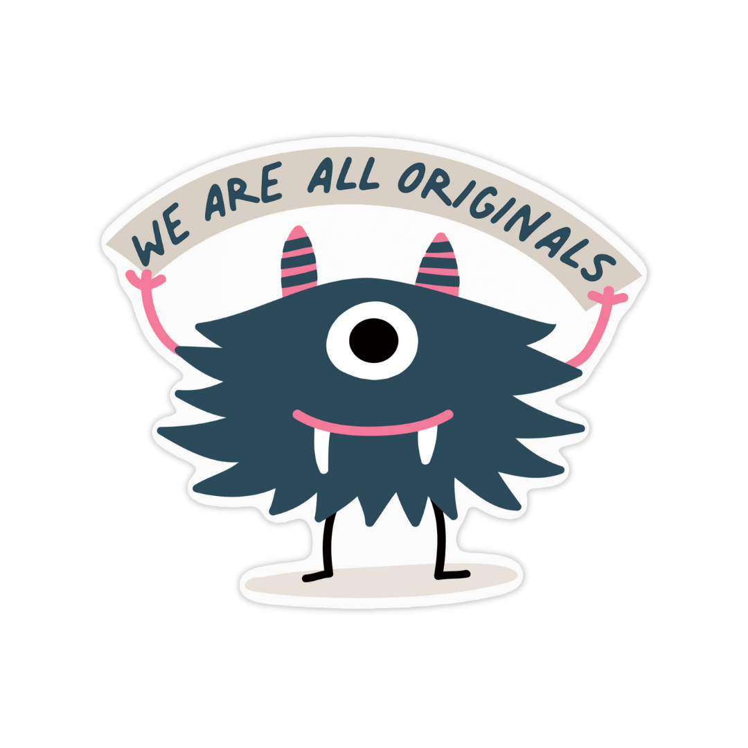 We Are All Originals Sticker and Card Set - Feminist Friends