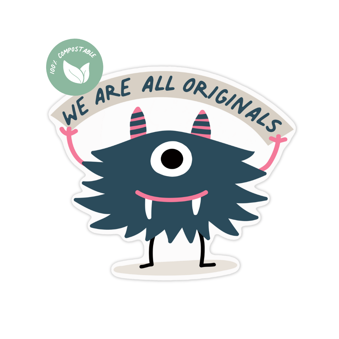 We Are All Originals Sticker and Card Set - Feminist Friends